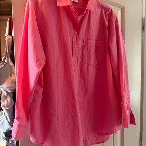 GAP Bright Pink Collared Shirt
